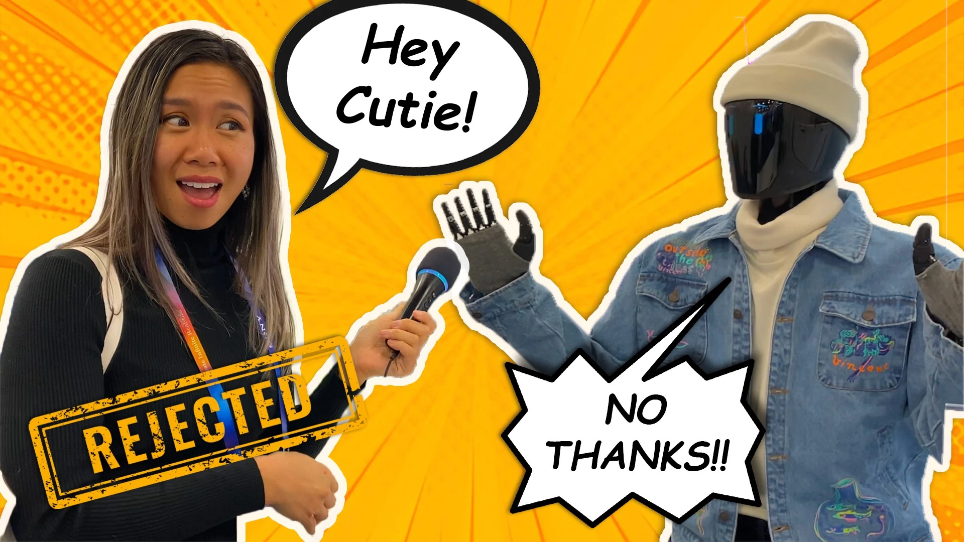 CES 2025 video editing project - robots, AI, AR/VR highlights